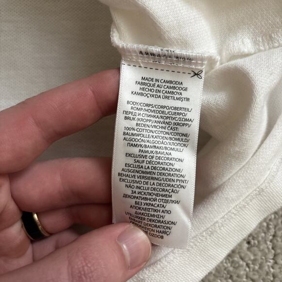 Polo Ralph Lauren White Hawiian Polo Bear Polo Shirt Men Size XXL Cotton - Picture 9 of 9